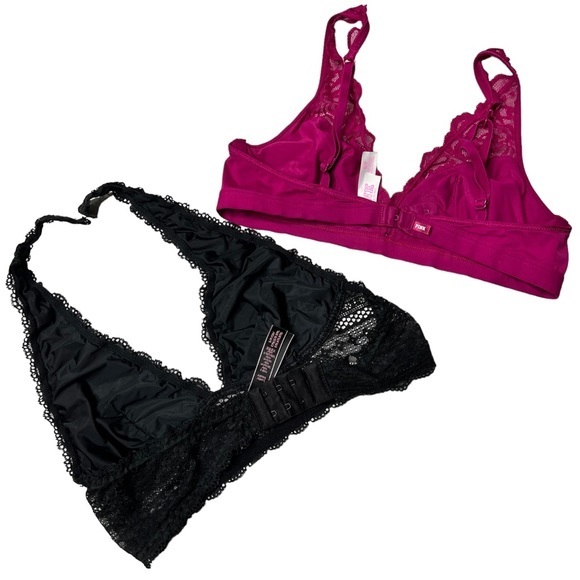 Victoria Secret set of 2 lace bralettes size Small - Picture 6 of 6
